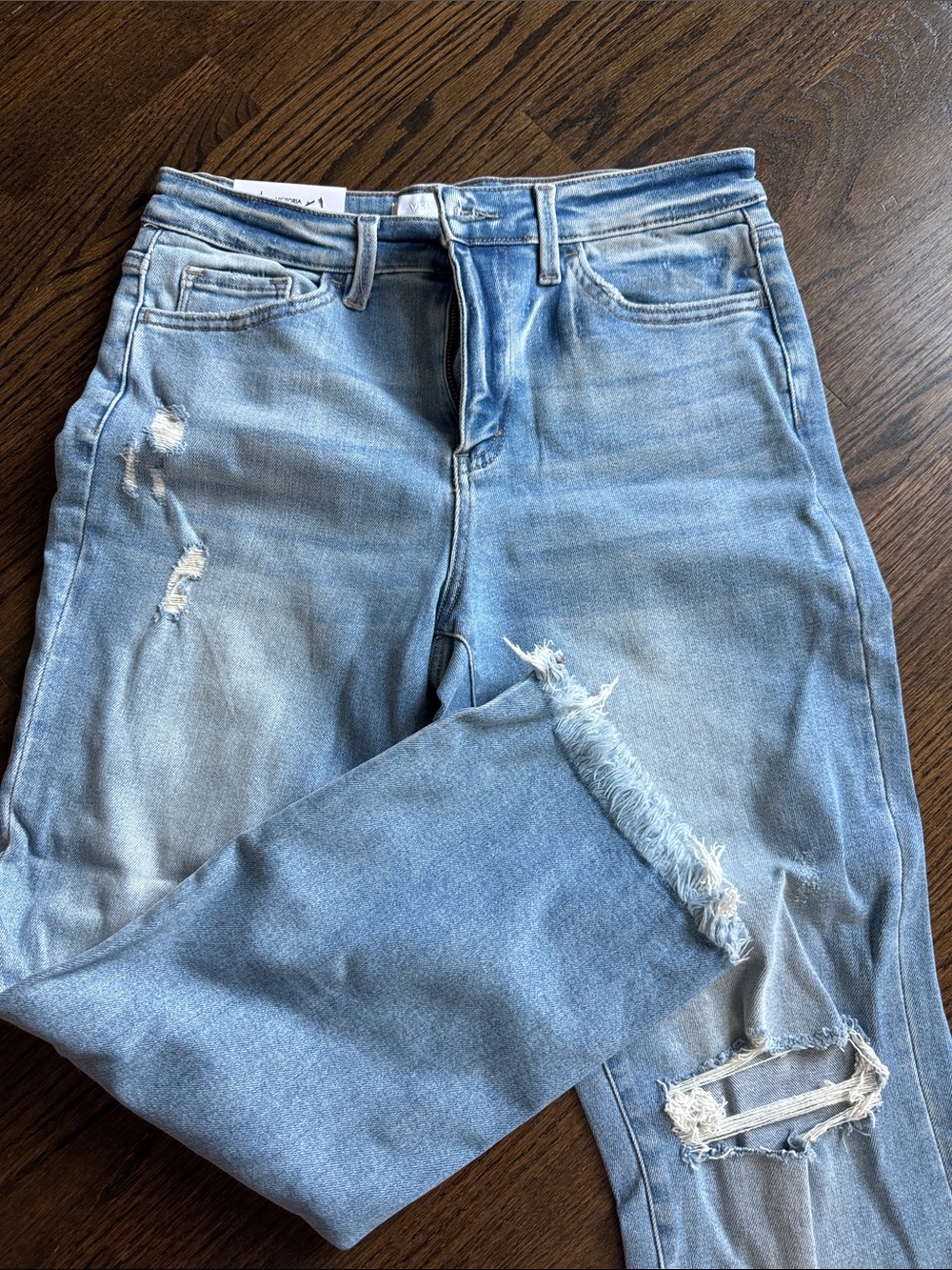 Light Blue Distressed Women’s Jeans
